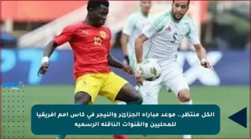 الكل منتظر.. موعد مباراة الجزائر والنيجر في كأس أمم أفريقيا للمحليين والقنوات الناقلة الرسمية